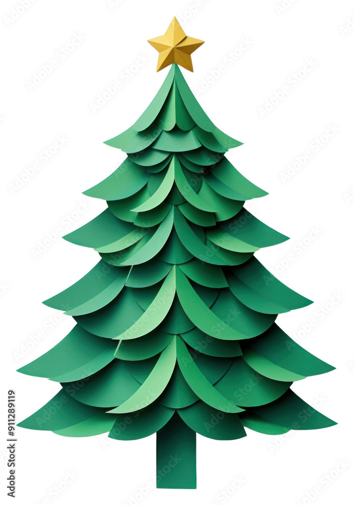 Fototapeta premium PNG Chrismas tree christmas symbol paper.