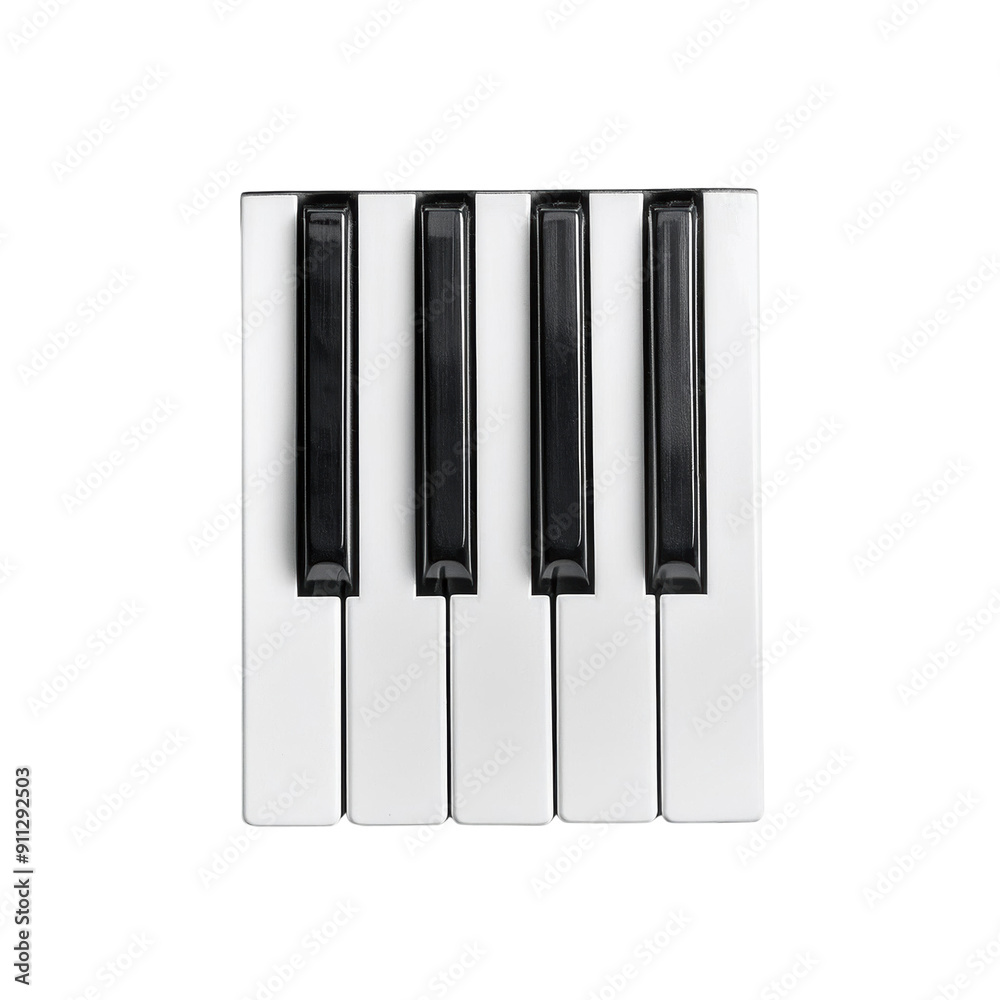 Naklejka premium A close up of a white and black keyboard with the keys labeled A, B, C, D, E