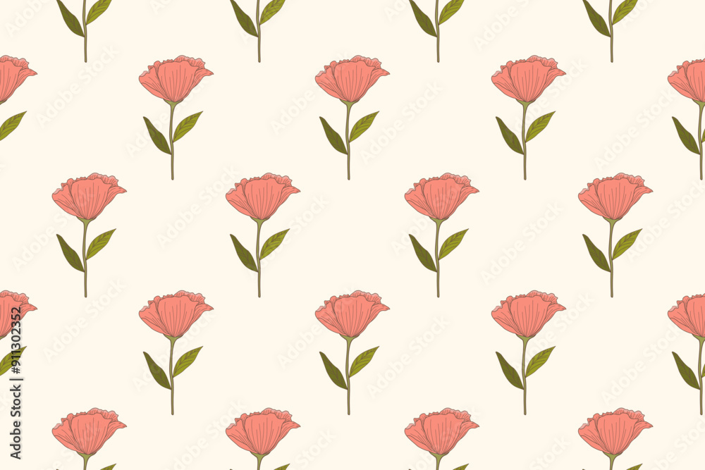 Seamless pattern design with beautiful flowers and leaves. floral and leaf patterns design for fabric, cotton, wallpaper, satin, gift wrap, carpet, background. Seamless pattern design with beautiful flowers and leaves. floral and leaf patterns design for fabric, cotton, wallpaper, satin, gift wrap, carpet, background.