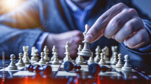 Strategic Chess Move