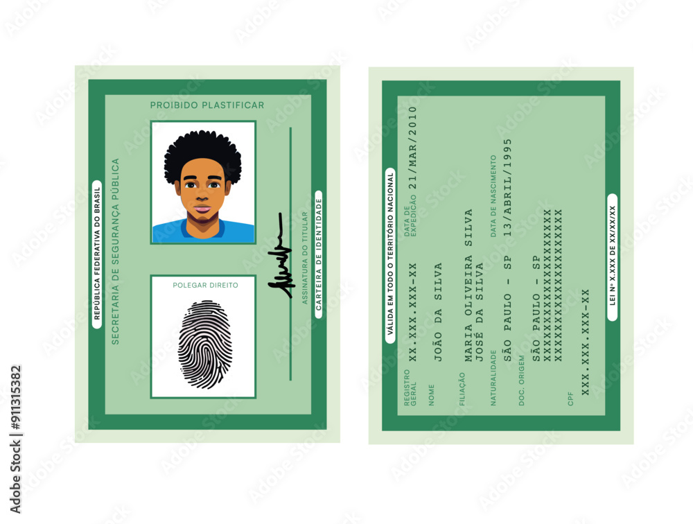 Carteira de identidade brasileira