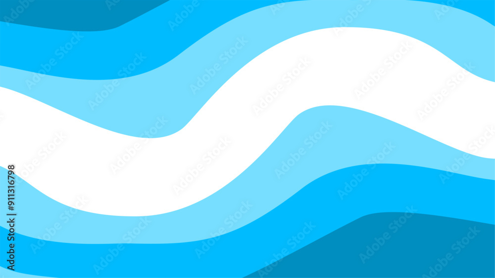 Abstract wavy blue Background. wave blue background. abstract blue color wallpaper for desktop. Abstract curvy blue color background.