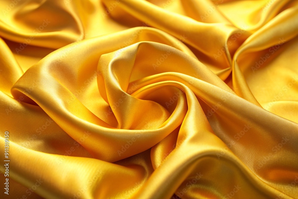 Smooth Blurred light yellow Fabric Background