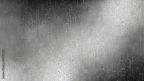 A monochromatic background with a tech-inspired texture