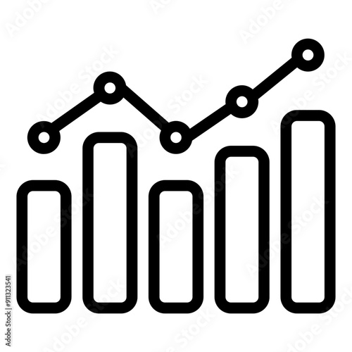 IPO Icon in Line Style