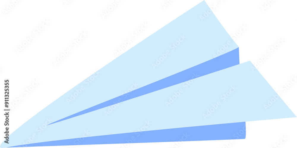 Obraz premium Paper plane icon. Flat style.