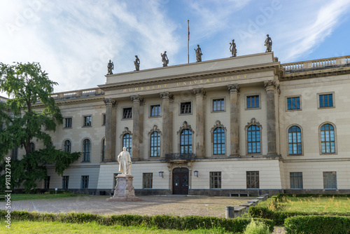 Humboldt University building in Berlin, Germany