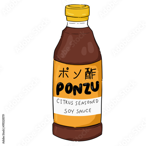 bottle of ponzu
