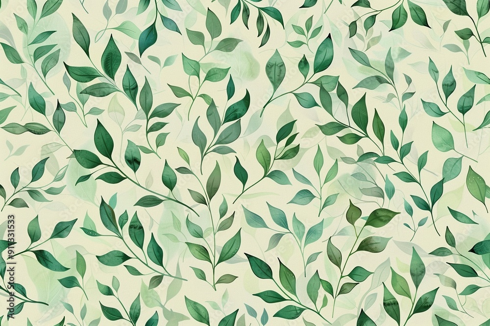A soft green backdrop featuring a delicate leaf pattern, highlighting the brand's commitment to eco-friendly values A soft green backdrop featuring a delicate leaf pattern, highlighting the brand's commitment to eco-friendly values