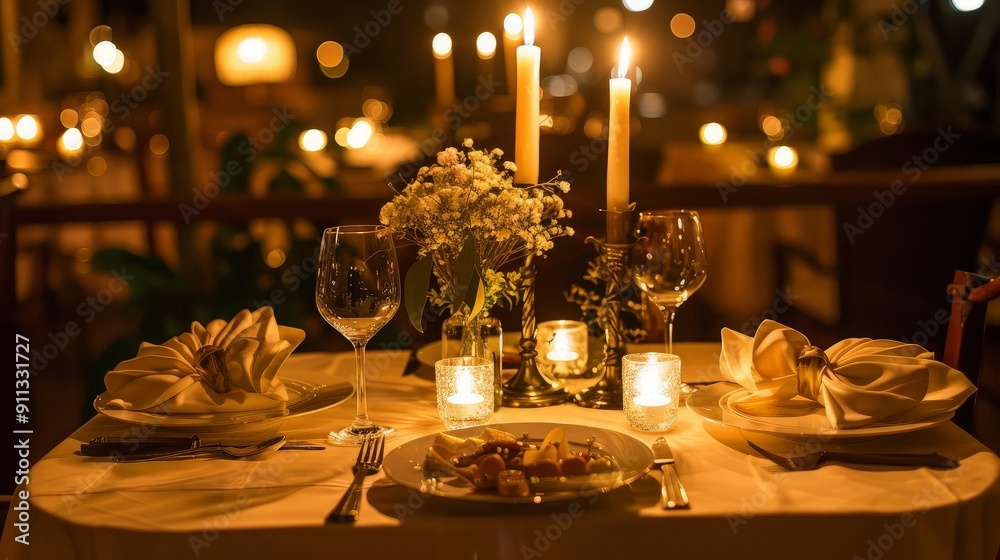 Romantic Dinner with Candlelight Romantic Dinner with Candlelight