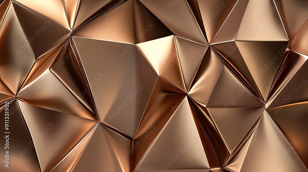 Geometric 3D brown background with sharp, angular shapes and subtle reflections. Geometric 3D brown background with sharp, angular shapes and subtle reflections.