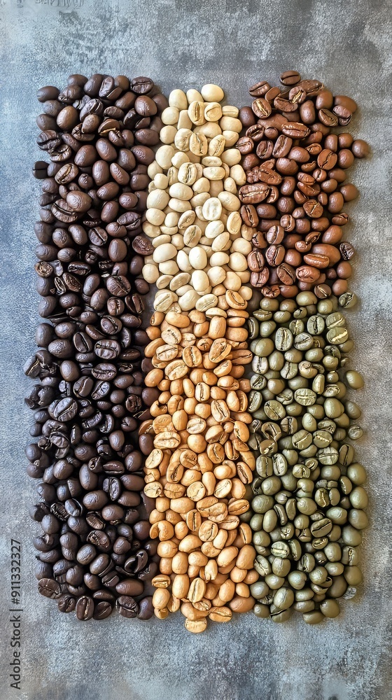 Flat-Lay Photo of Various Coffee Beans Flat-Lay Photo of Various Coffee Beans