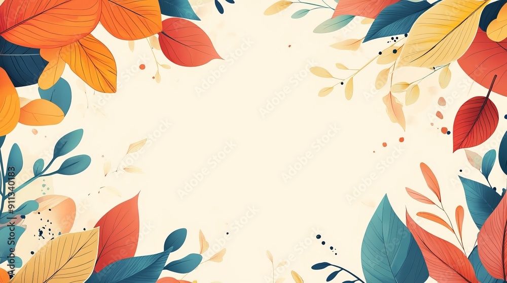 Fototapeta premium Bring Fall Indoors with Beautiful Autumn Floral Decor