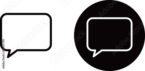 吹き出しのアイコン
