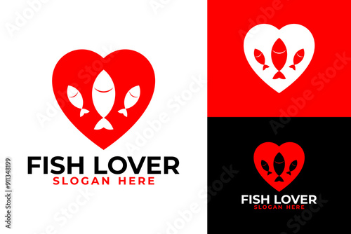 Fish lover Logo photo