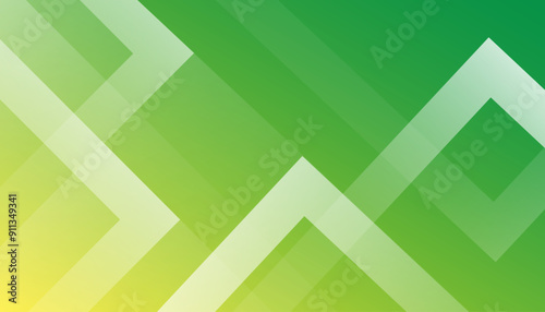 Green geometry abstract background. Vector illustration