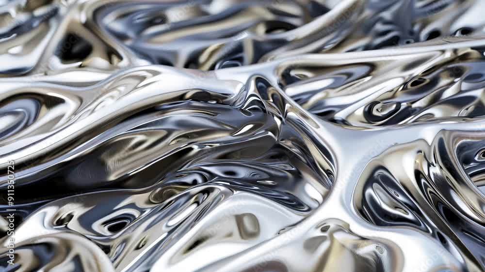 Abstract Liquid Metal Texture Abstract Liquid Metal Texture