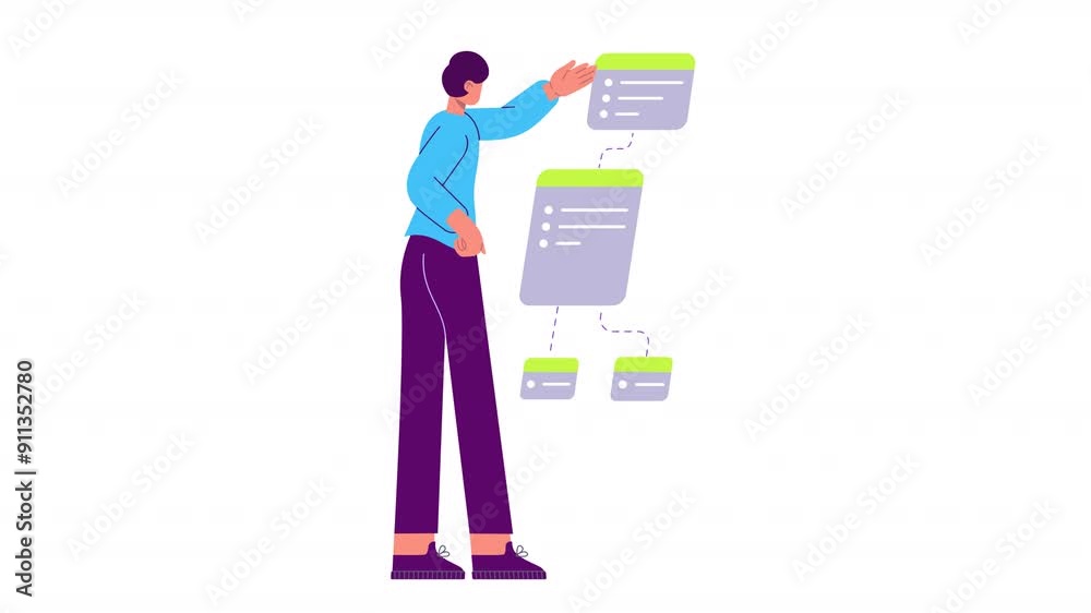 Software Developers Illustration Animation Scene Software Developers Illustration Animation Scene