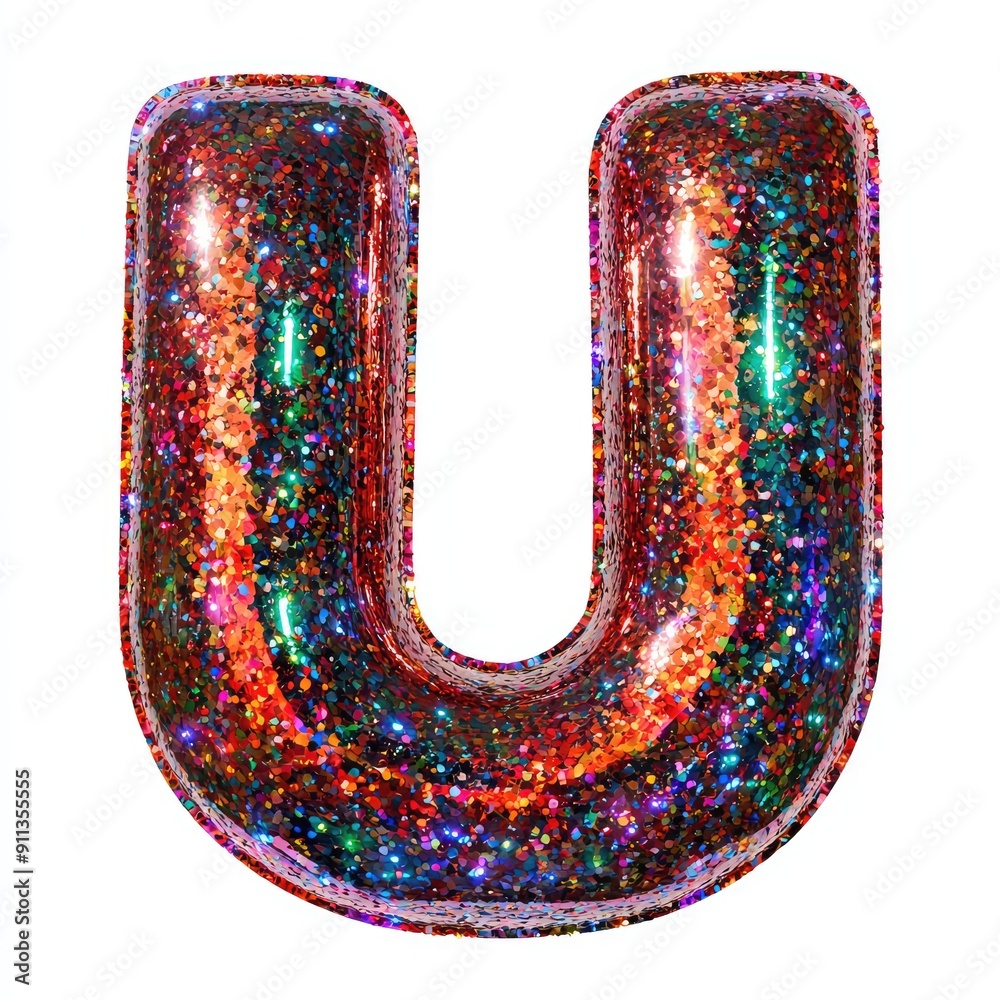 Sparkling Glittery Letter Sparkling Glittery Letter