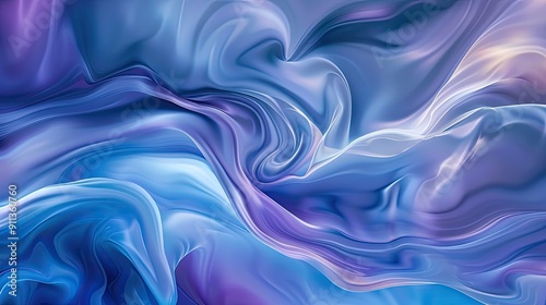 Smooth fluid lines creating an abstract motion effect