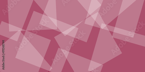 Abstract triangle pink color background, vector illustration. Geometric background with squares in bright light with soft shadows as pattern. Pink low poly background for card, poster or wallpaper.
