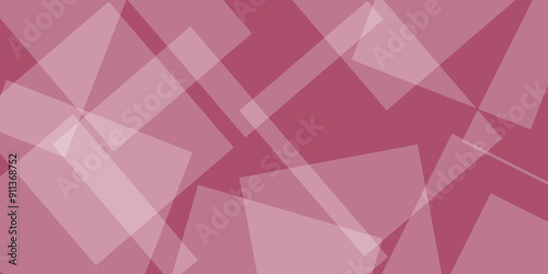 Abstract triangle pink color background, vector illustration. Geometric background with squares in bright light with soft shadows as pattern. Pink low poly background for card, poster or wallpaper.
