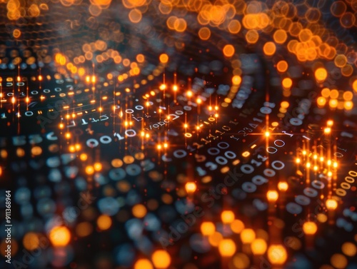 Wallpaper Mural Abstract Digital Technology Background Torontodigital.ca