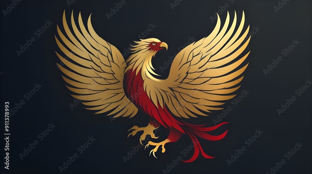 Obraz premium eagle with wings