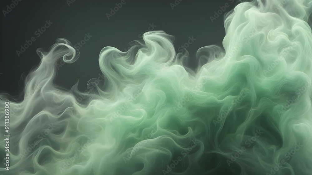 light green and gray smoke or cloudy light green and gray smoke or cloudy