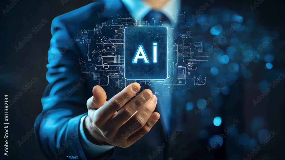 Artificial intelligence technologies concept Artificial intelligence technologies concept