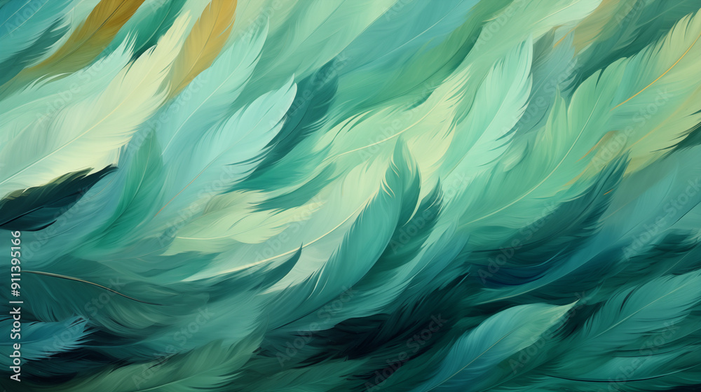 Green Bird Feathers Watercolor Oil Painting, Abstract Image, Texture, Pattern Background, Wallpaper, Cover and Screen of Smartphone, Cell Phone, Computer, Laptop, 9:16 and 16:9 Format Green Bird Feathers Watercolor Oil Painting, Abstract Image, Texture, Pattern Background, Wallpaper, Cover and Screen of Smartphone, Cell Phone, Computer, Laptop, 9:16 and 16:9 Format
