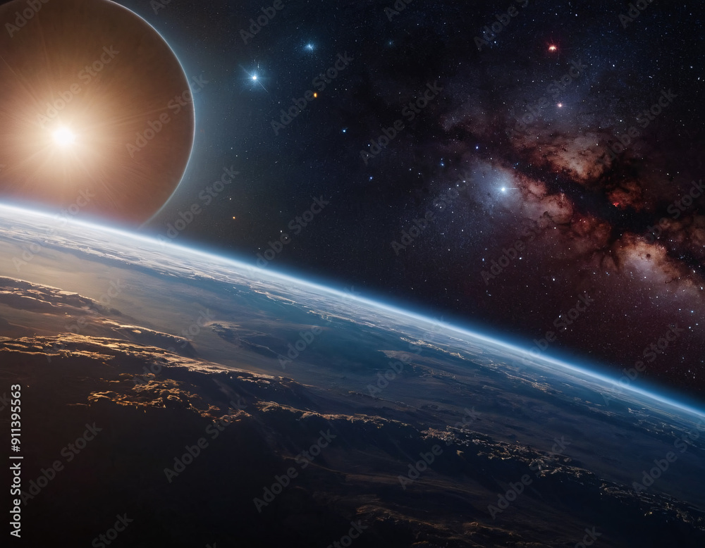 Obraz premium Deep Space and the universe