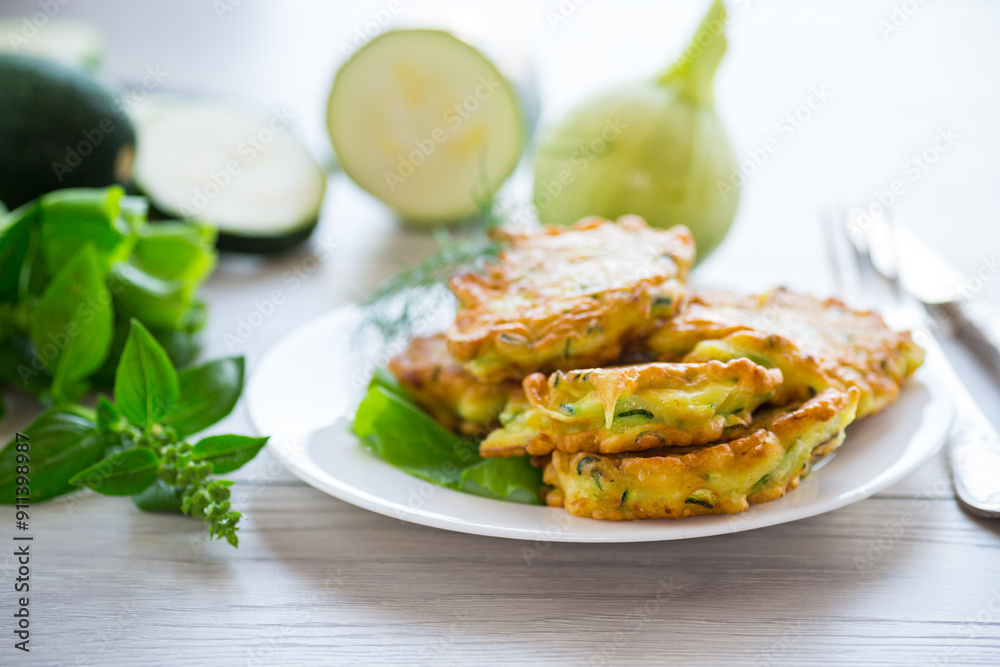 homemade food, fried zucchini pancakes homemade food, fried zucchini pancakes