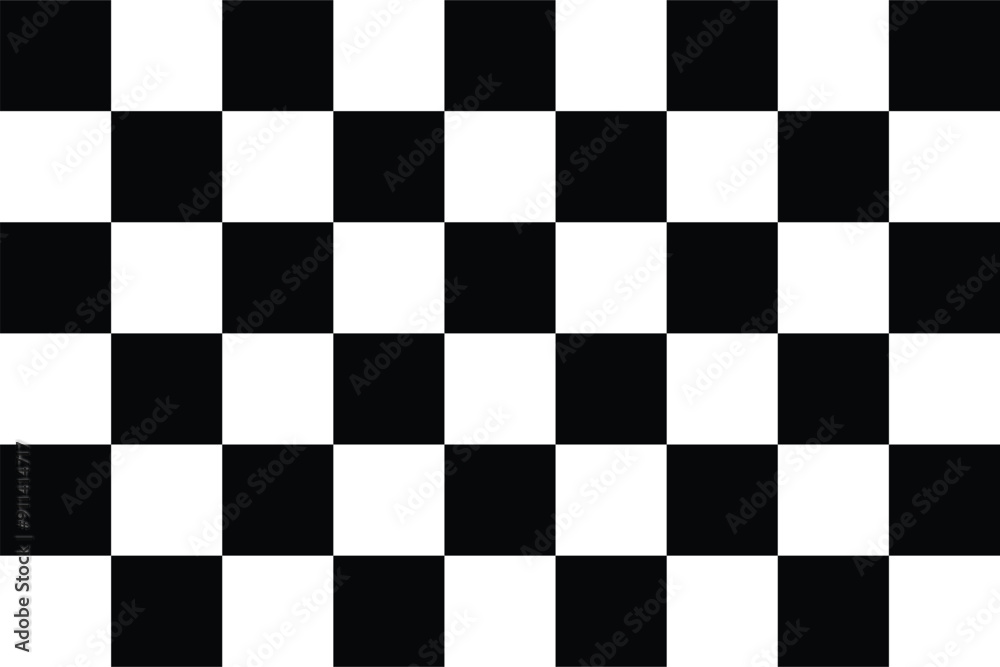 black and white checkers pattern