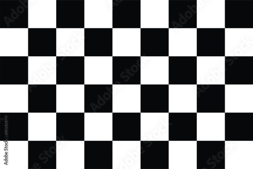 black and white checkers pattern