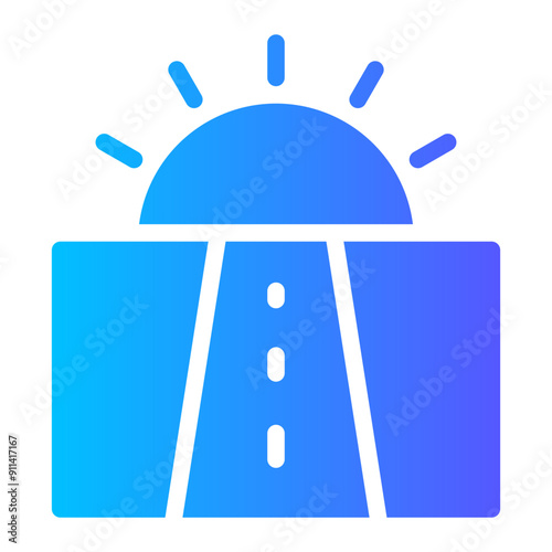 road gradient icon