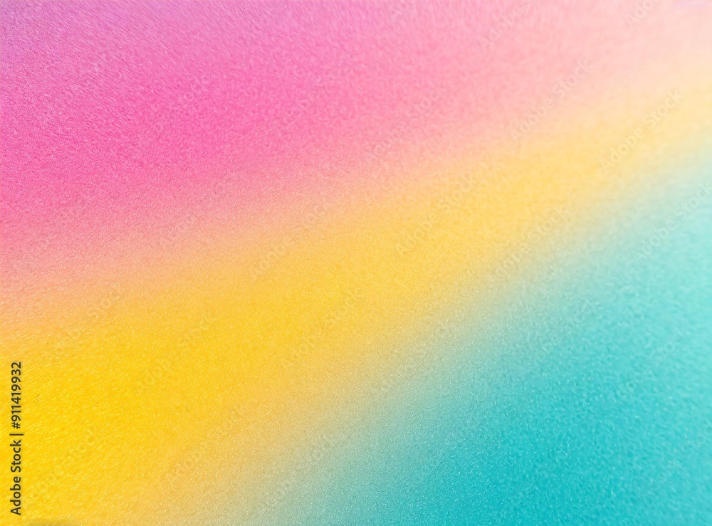 Colorful pink, yellow and turquoise gradient noisy grain background texture Colorful pink, yellow and turquoise gradient noisy grain background texture