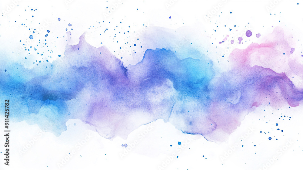 Obraz premium Abstract watercolor background with soft pastel tones Water color on white background