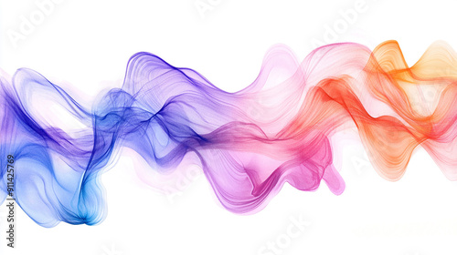 Abstract watercolor background with swirling colors Water color on white background