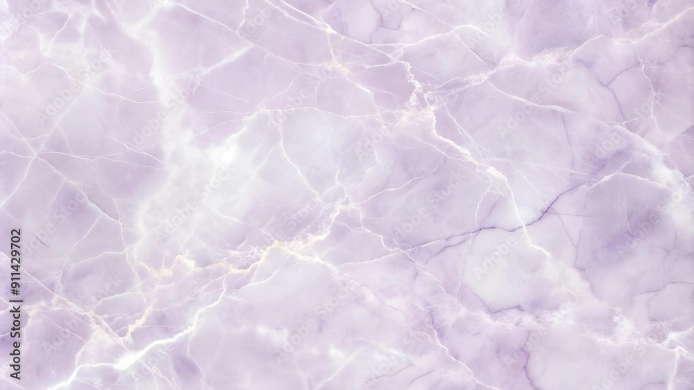 Obraz premium Whispers of Time: A Light Purple Marble Background with White Cracks AI generated