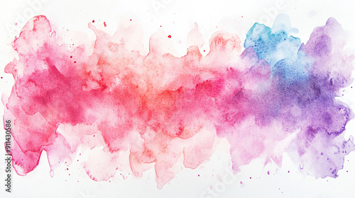 Textured watercolor pattern with intricate details Water color on white background