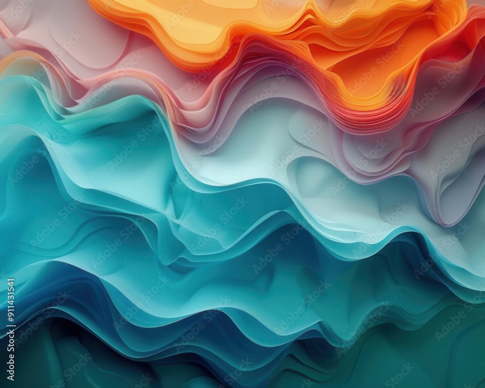 4K abstract wallpaper, colorful design, dynamic shapes and textures, vibrant teal and orange hues, high resolution, smooth gradients 4K abstract wallpaper, colorful design, dynamic shapes and textures, vibrant teal and orange hues, high resolution, smooth gradients