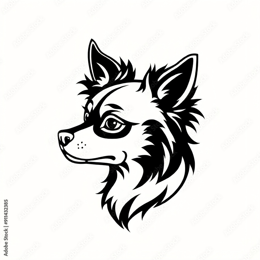 simple dog logo simple dog logo