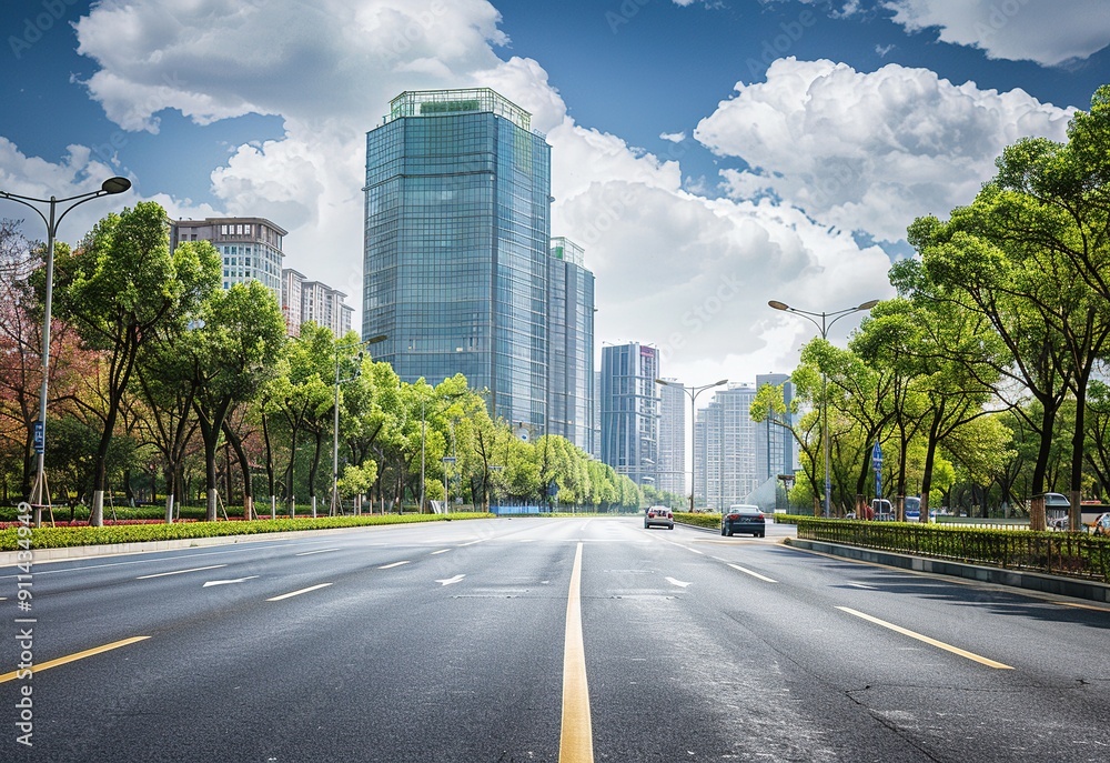 Urban Cityscape Background With Modern Skyline in Metropolitan Environment Urban Cityscape Background With Modern Skyline in Metropolitan Environment