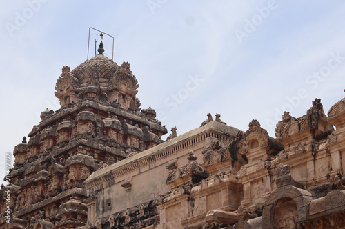 A thousand year old Airavatesvara Temple temple at Kumbakonam. photo