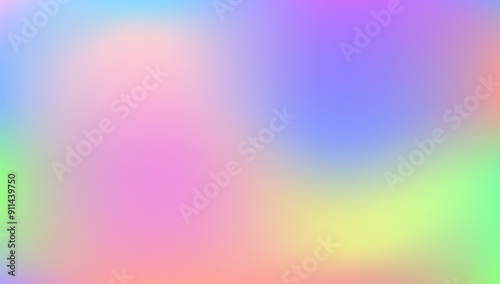 Hologram Gradient. Holographic Background. Soft Creative Brochure. Rainbow Mesh. Blue Shiny Texture. Pearlescent Texture. Retro Effect. Fashion Flyer. Purple Hologram Gradient