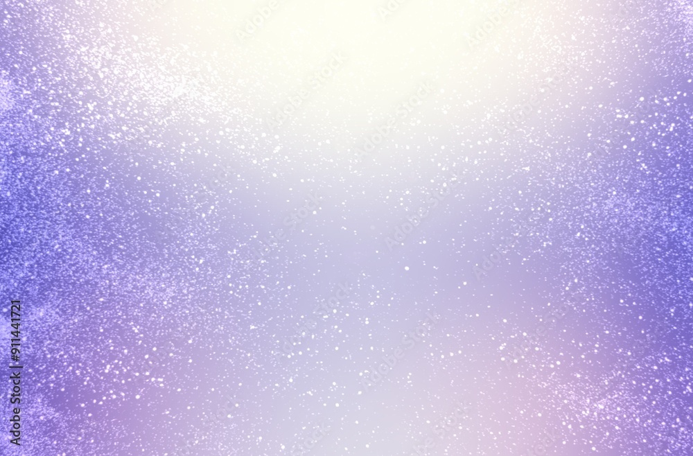 Obraz premium Snow falling on light lilac color empty background. 