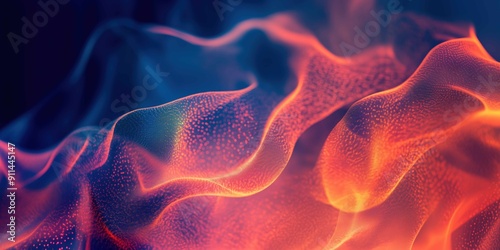 Abstract flowing background for banners. Tech and innovation concept