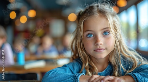 Wallpaper Mural Children writing in their journals during a creative writing lesson Torontodigital.ca