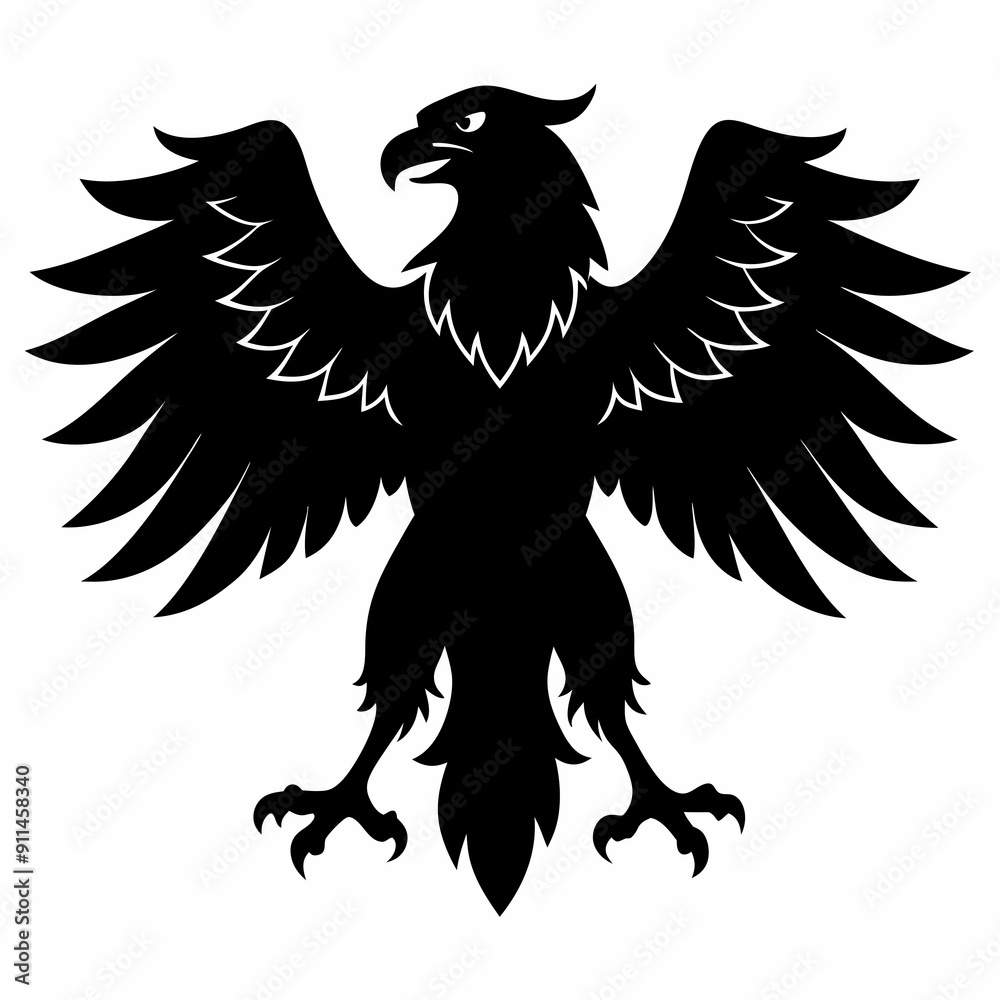 Eagle Black silhouette Eagle Black silhouette